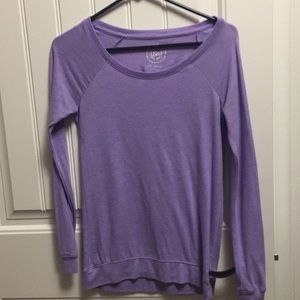 Purple long sleeve T